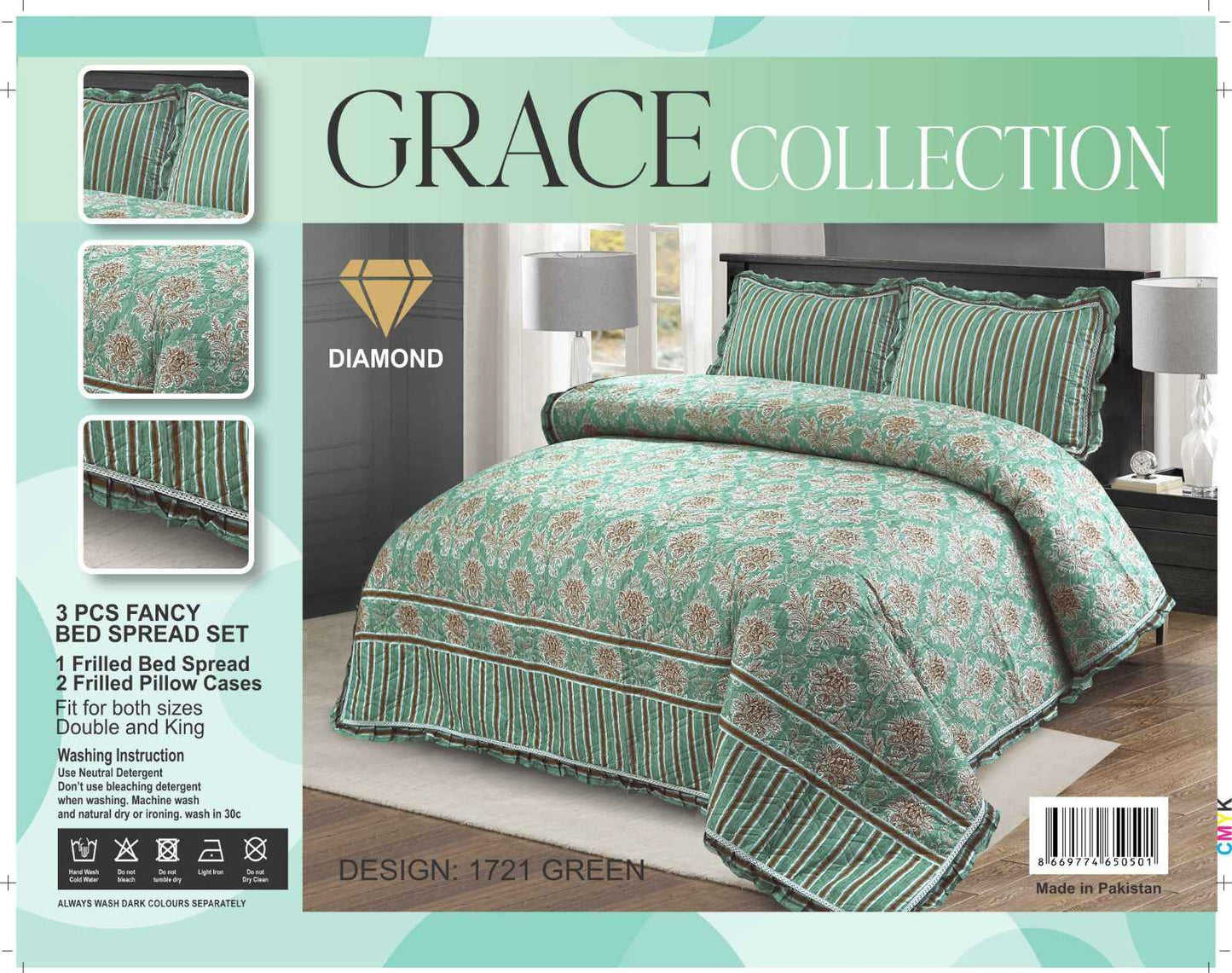 GRACE BEDSHEET SET#1721