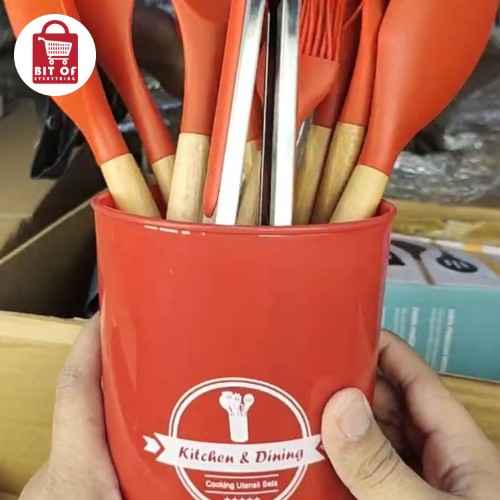 12 pcs Non-Stick Cooking Kitchen Utensils Set – Durable & Easy to Clean