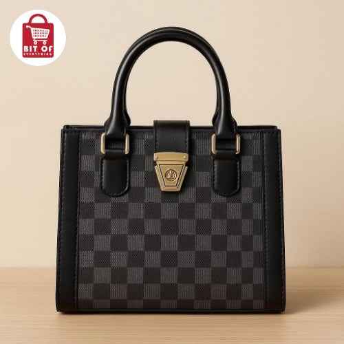 Chic Small Structured Top Handle Handbag – Elegant & Stylish ✨