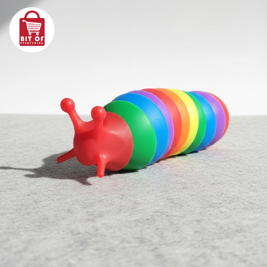 🐛 Rainbow Fidget Caterpillar – Fun & Stress-Relief Toy 🌈