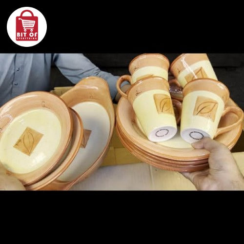 FULL SET (4X MUG, 4X BIG PLATES, 2X SMALL PLATES, ONE BIG TRAY)