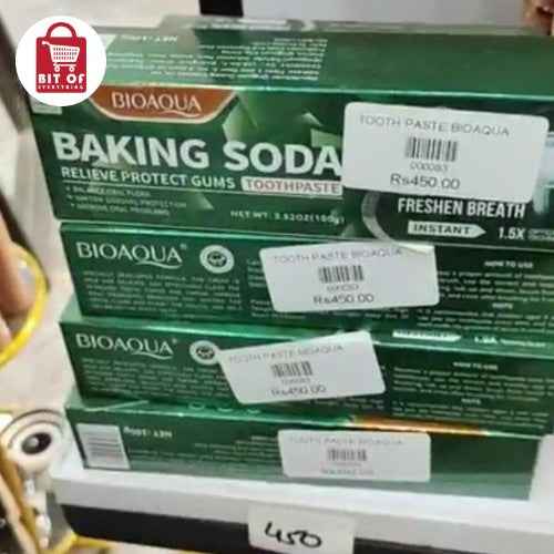 BAKING SOODA TOOTHPASTE EACH