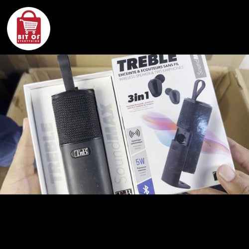 3 IN 1 POWERBANK, EARBUDS, SPEAKER