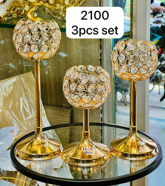 CANDLES STAND SET 3PCS