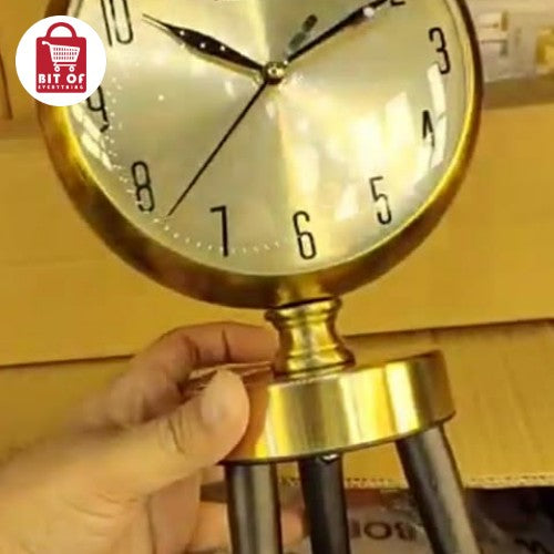 STAND CLOCK AND MIRROR