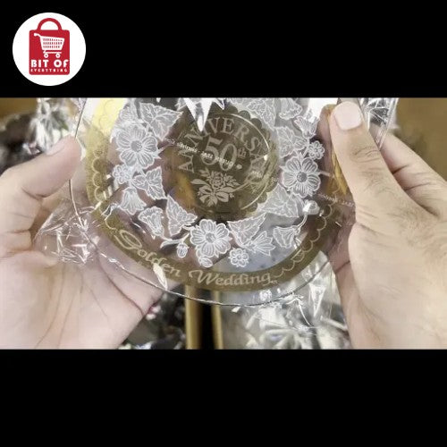50TH ANNIVERSARY PLATE